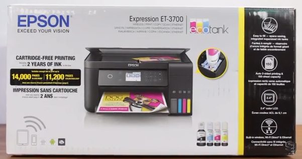 epson expression et 3700 sublimation printer unboxing 