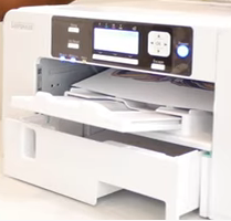 Putting sublimation paper in printer