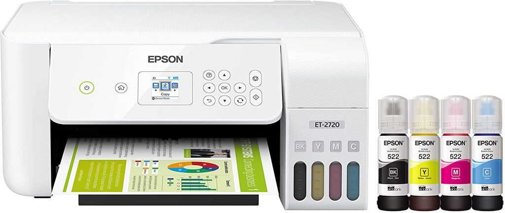 Epson EcoTank ET-2720 Wireless Color All-in-One Supertank Printer